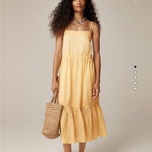 J Crew Yellow Sleeveless  Summer Dress